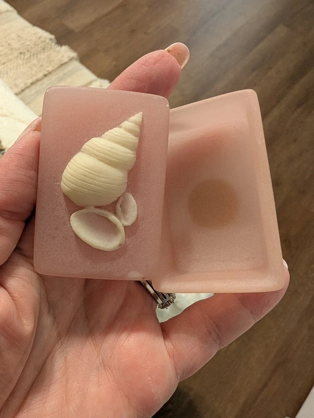 Pink Seashell Decorative Trinket Dish